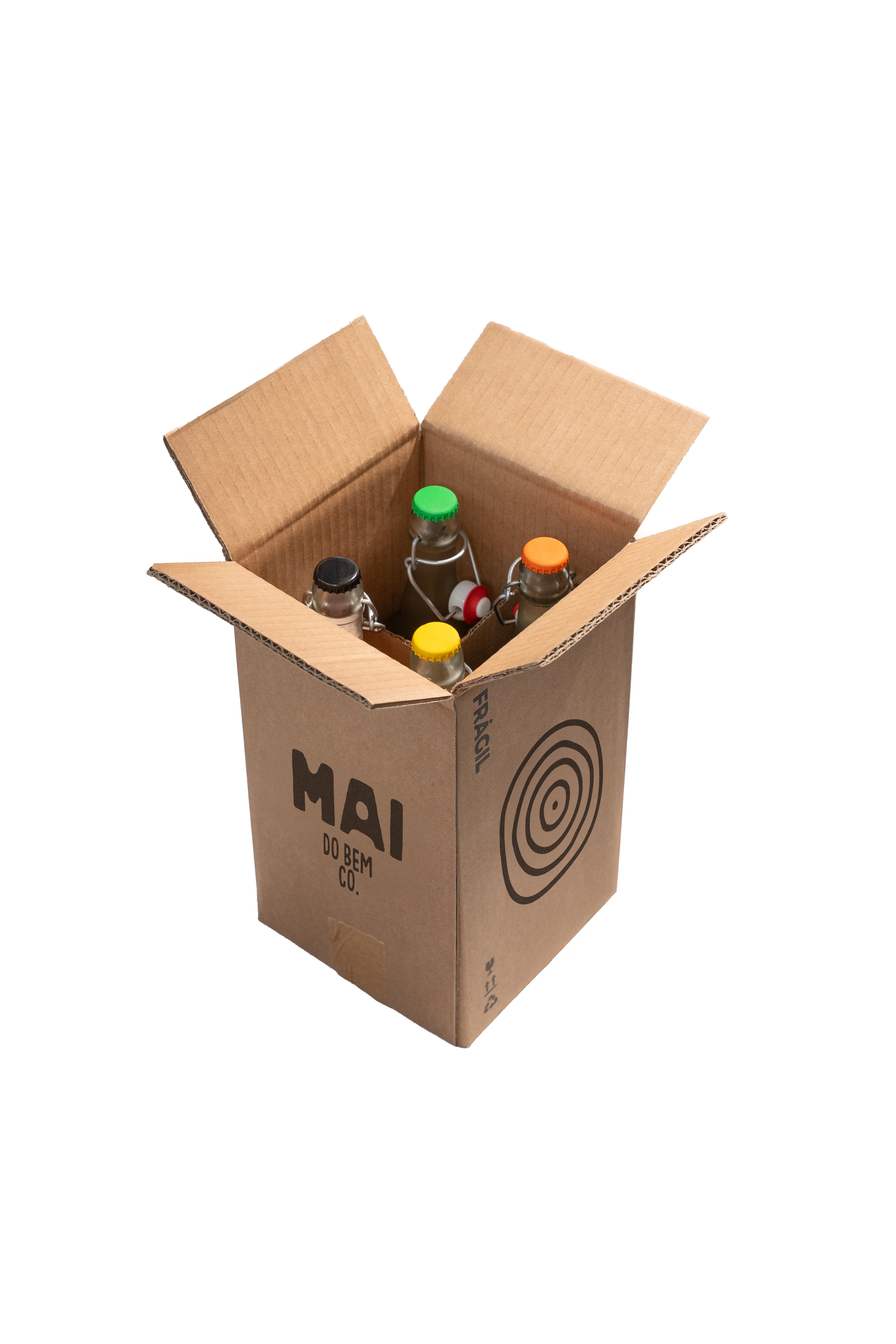 Pack 4un. 75cl | Garrafas Reutilizáveis | MAI Kombucha